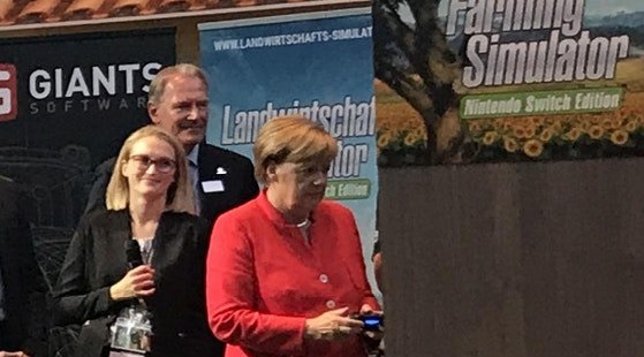 Welche coolen Games zockt die Merkel denn eigentlich auf der Gamescom?