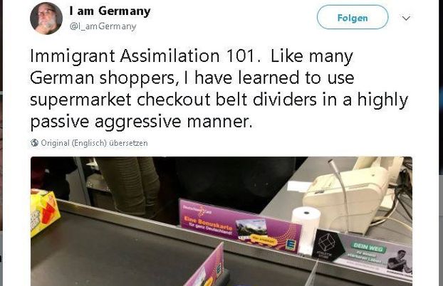 Supermarkteinkaufswarentrennungsgeräte