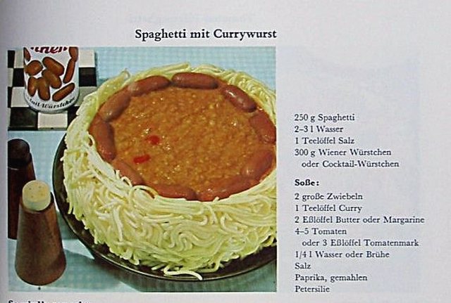 Alman-Rezept: Spaghetti mit Currywurst